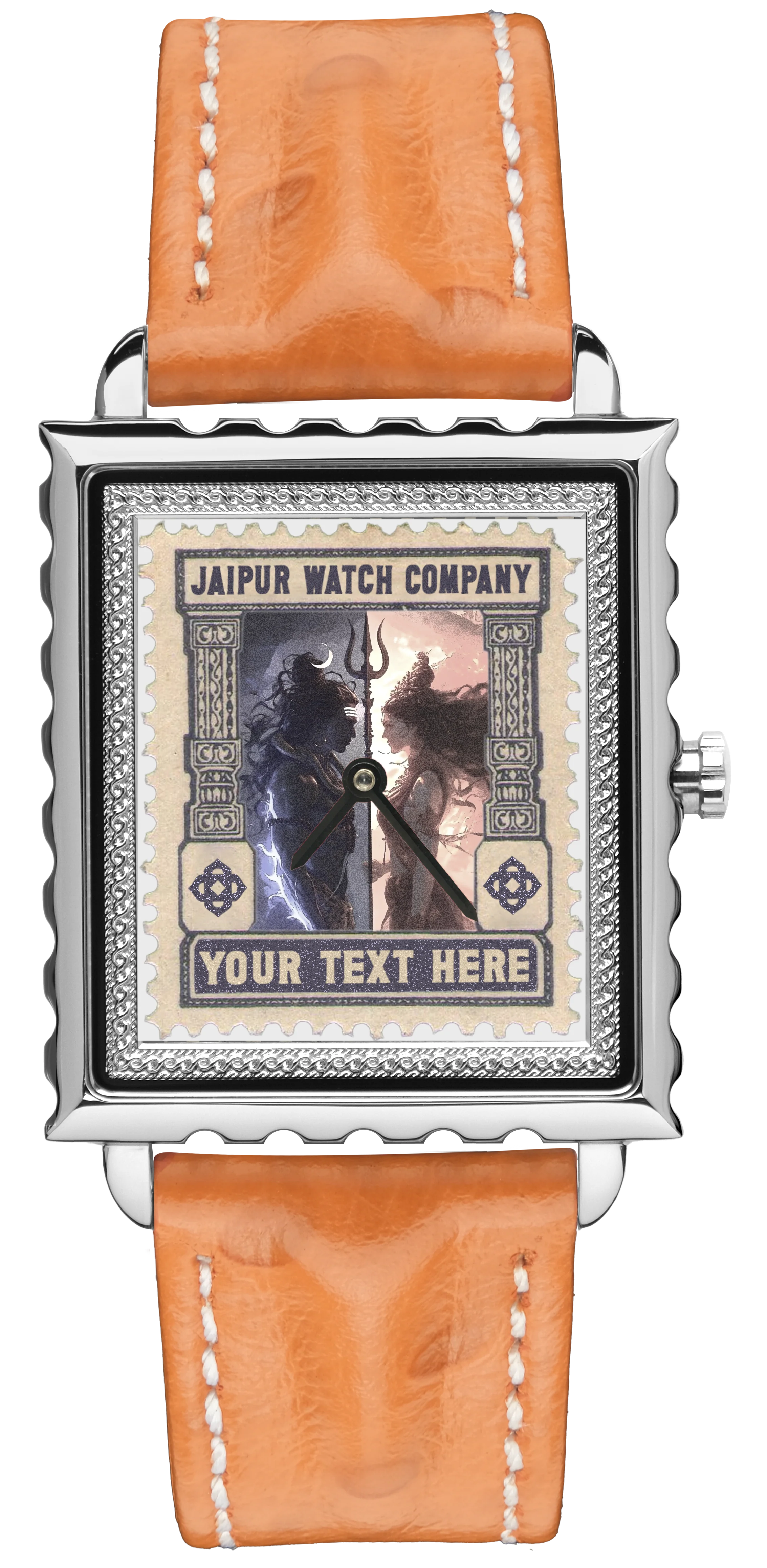 CUSTOMIZABLE STAMP WATCH-STAINLESS STEEL | LEATHER thumbnail 2