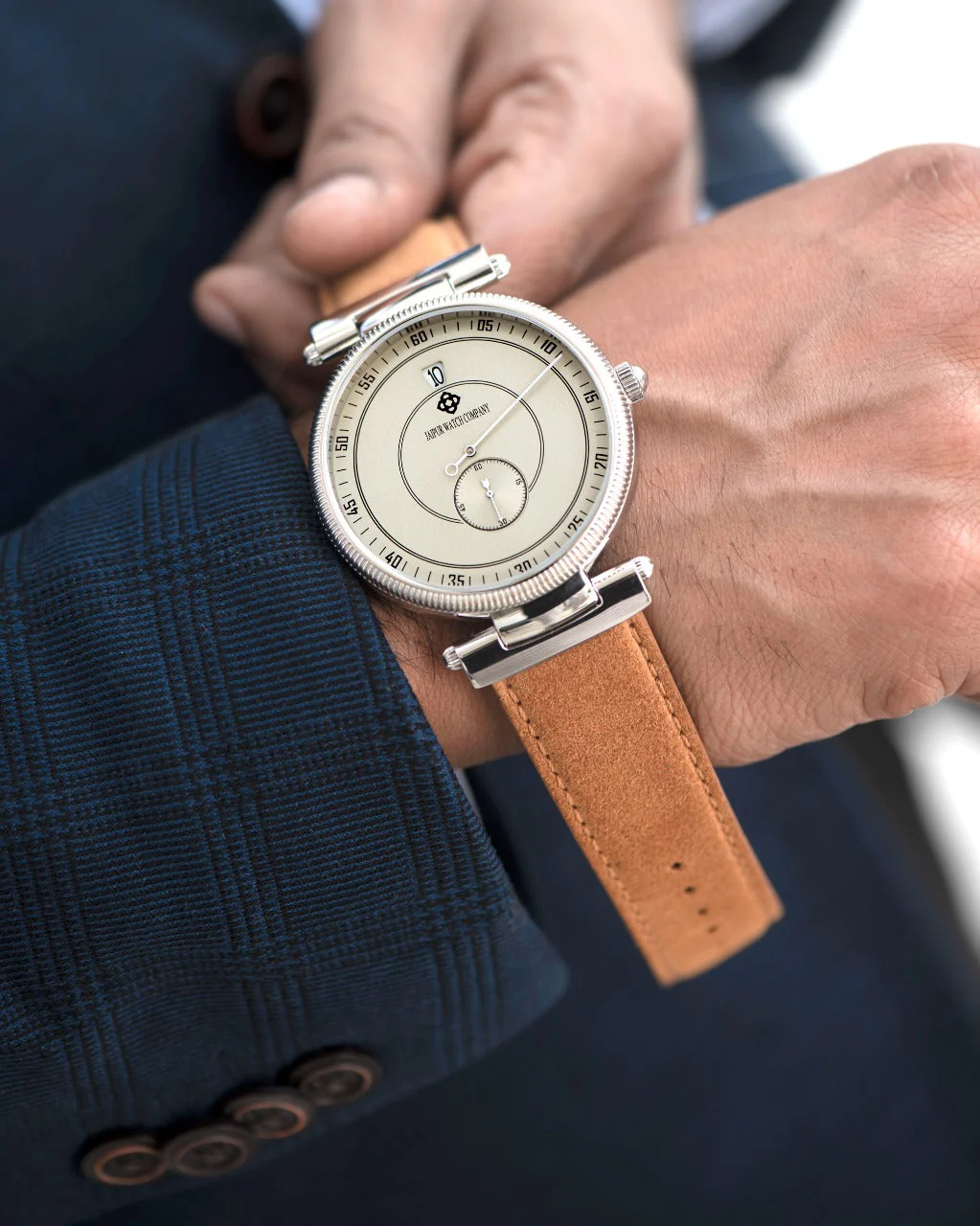 Couple Jumping Hour Watch - Off White