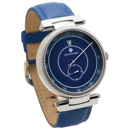 Jumping Hour Watch - Blue 46mm thumbnail 3