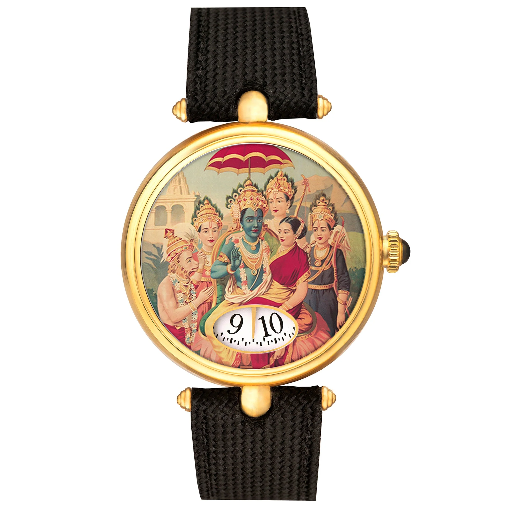 Lord Ram Panchayatan Automatic Watch thumbnail 2