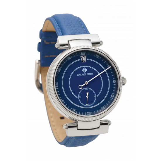 Jumping Hour Watch - Blue 40mm thumbnail 2