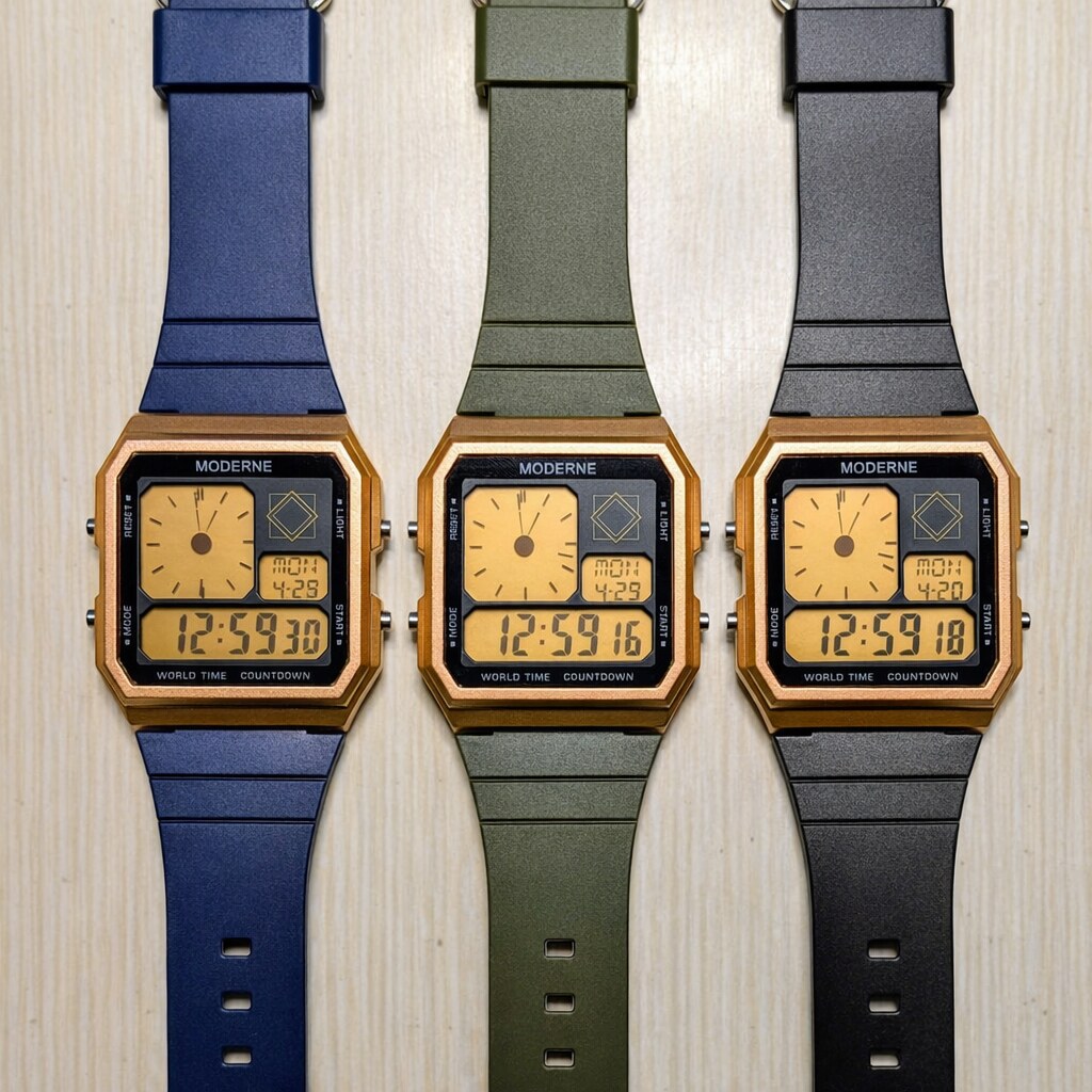 The Digital Deco Moderne DDM-571 — Olive Green selected view
