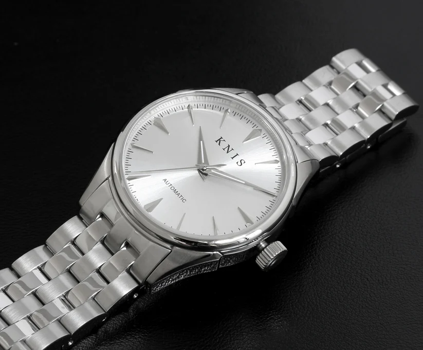 KN001 Automatic Sunray Dial White Silver thumbnail 2