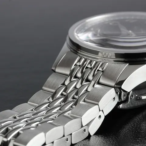 KNIS KOKU Automatic Breguet Numerals White / Engraved Dial Stainless Steel Bracelet (KN005-BGWHRC)