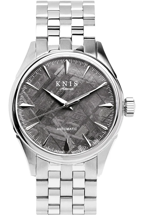KNIS Meteorite Made in Japan Automatic Watch Men's Silver KN001-MT thumbnail 2