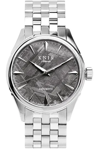 KNIS Meteorite Made in Japan Automatic Watch Men's Silver KN001-MT