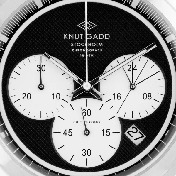 Cult Chronograph | White dial | Black Leather bracelet thumbnail 4