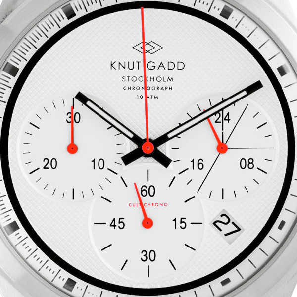 Cult Chronograph | White dial | Red hands thumbnail 3
