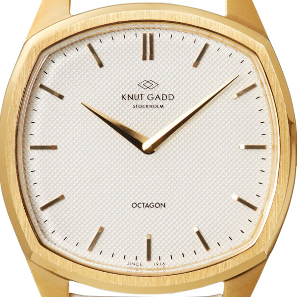 Octagon | Gold | White White leather thumbnail 3
