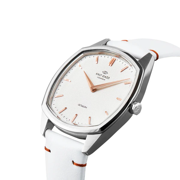 Octagon | Steel | White White leather thumbnail 2