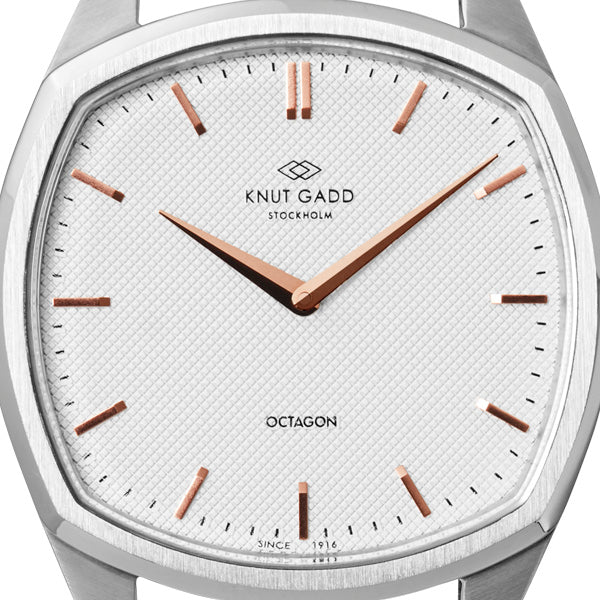 Octagon | Steel | White White leather thumbnail 3