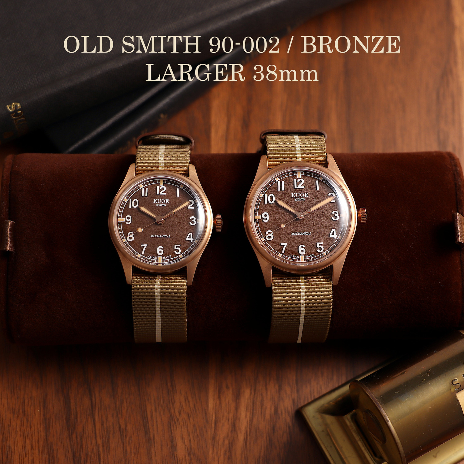 OLD SMITH 90-002 38mm Version Bronze Case Black Dial thumbnail 4
