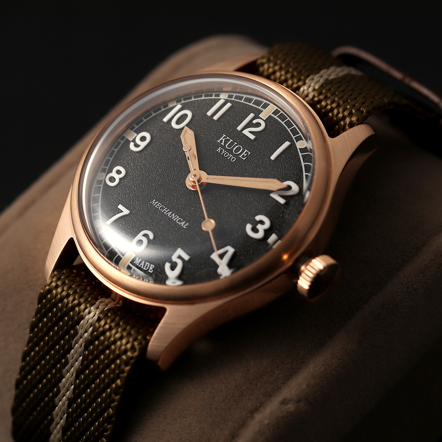 OLD SMITH 90-002 35mm Version Bronze Case Black Dial No-Date thumbnail 4