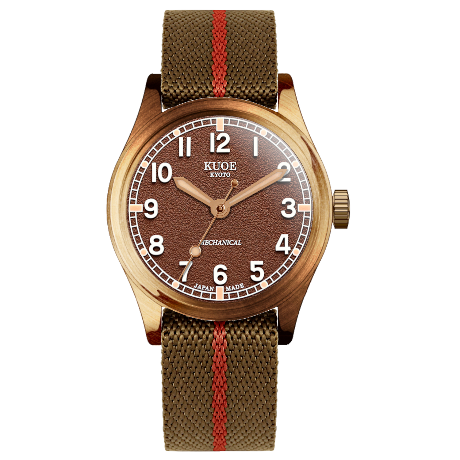 OLD SMITH 90-002 35mm Version Bronze Case Brown Dial No-Date thumbnail 2