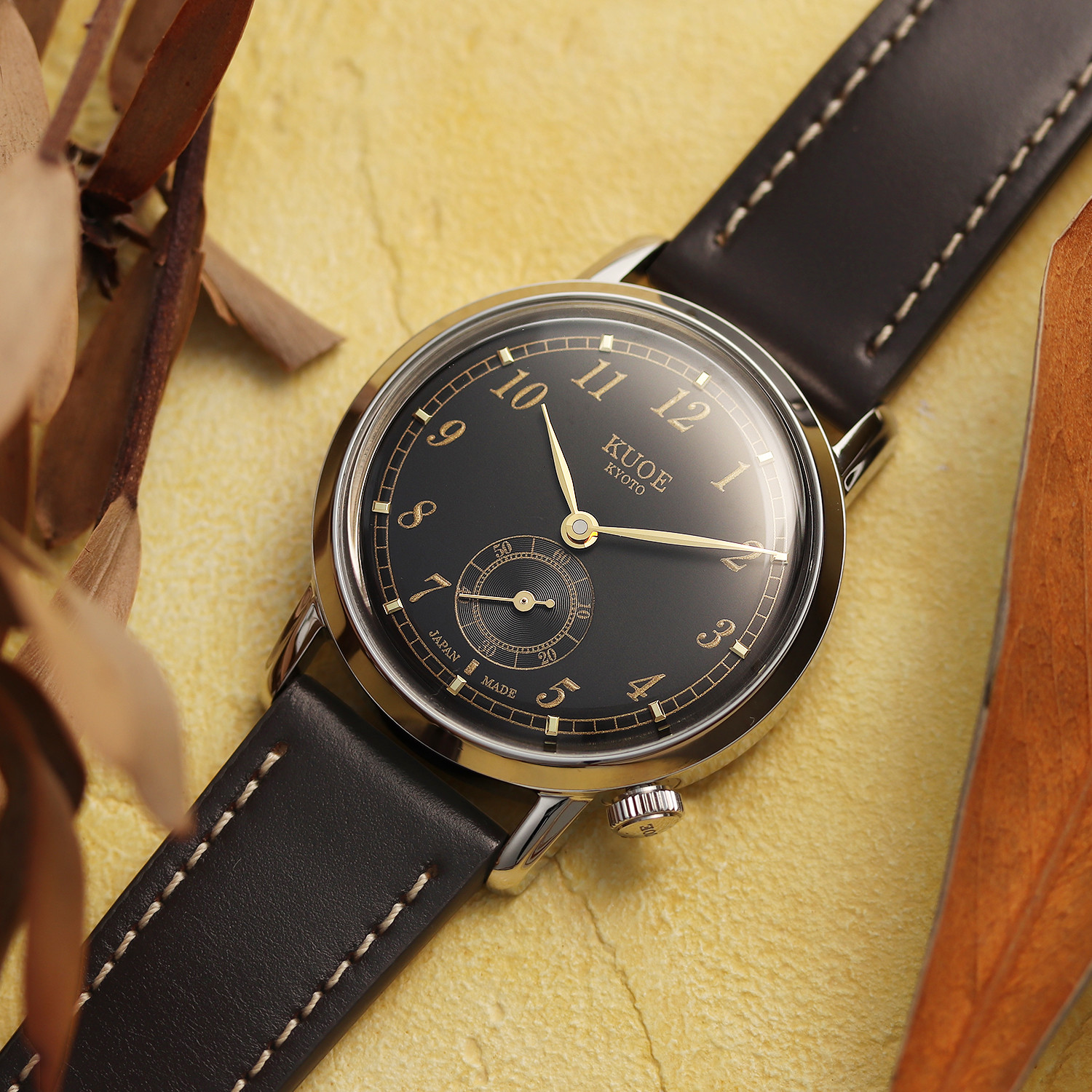 OLD SMITH 90-007 Automatic Black Sunray Dial thumbnail 4