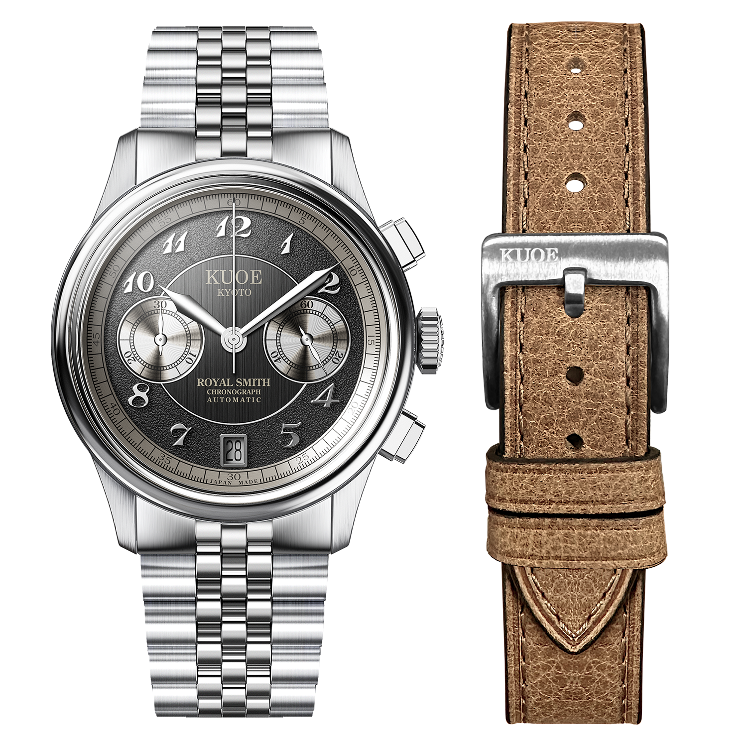 ROYAL SMITH 90-012 Automatic Chronograph, Grey Dial thumbnail 2
