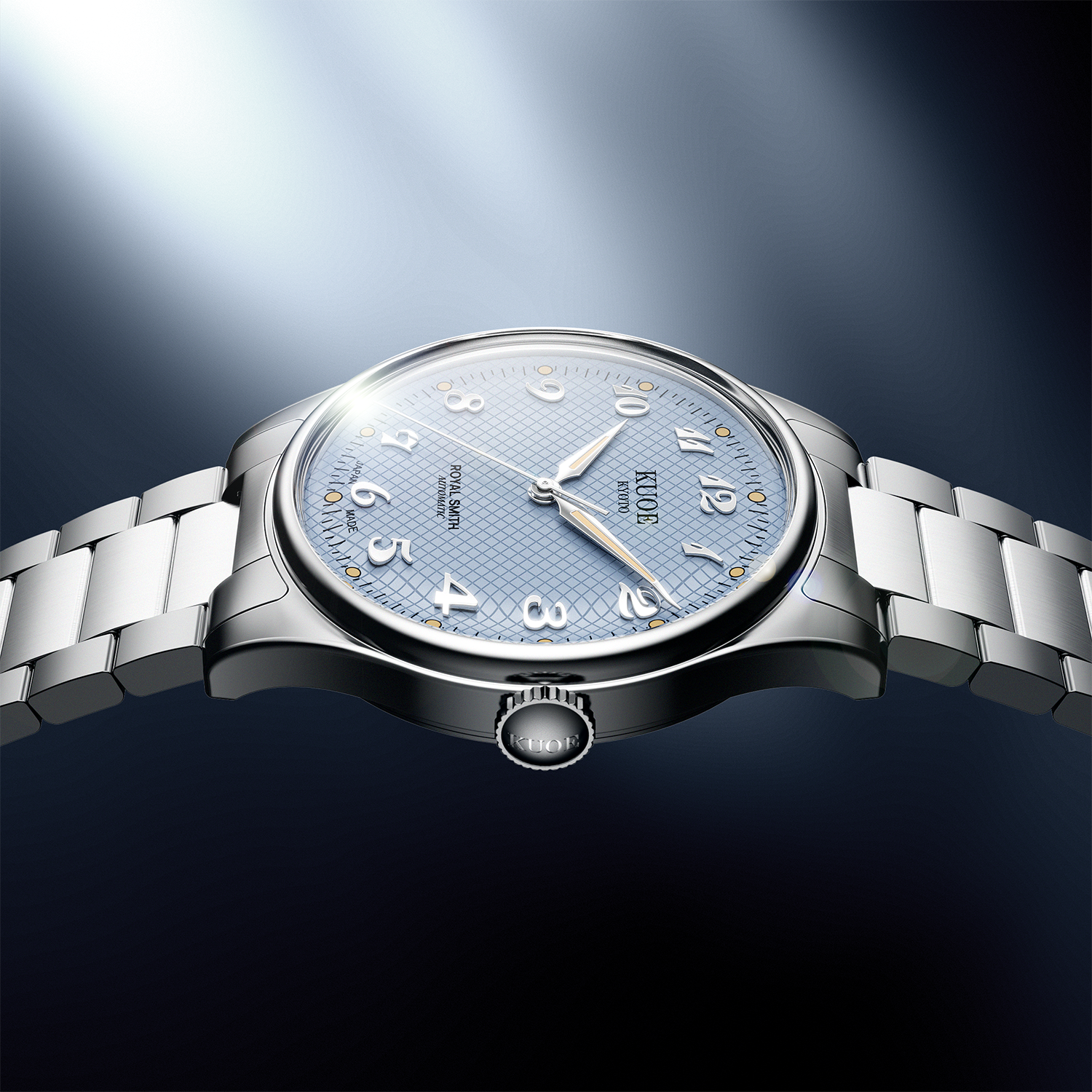 ROYAL SMITH 90-006 Breguet Numerals Silver Case Blue Dial thumbnail 4