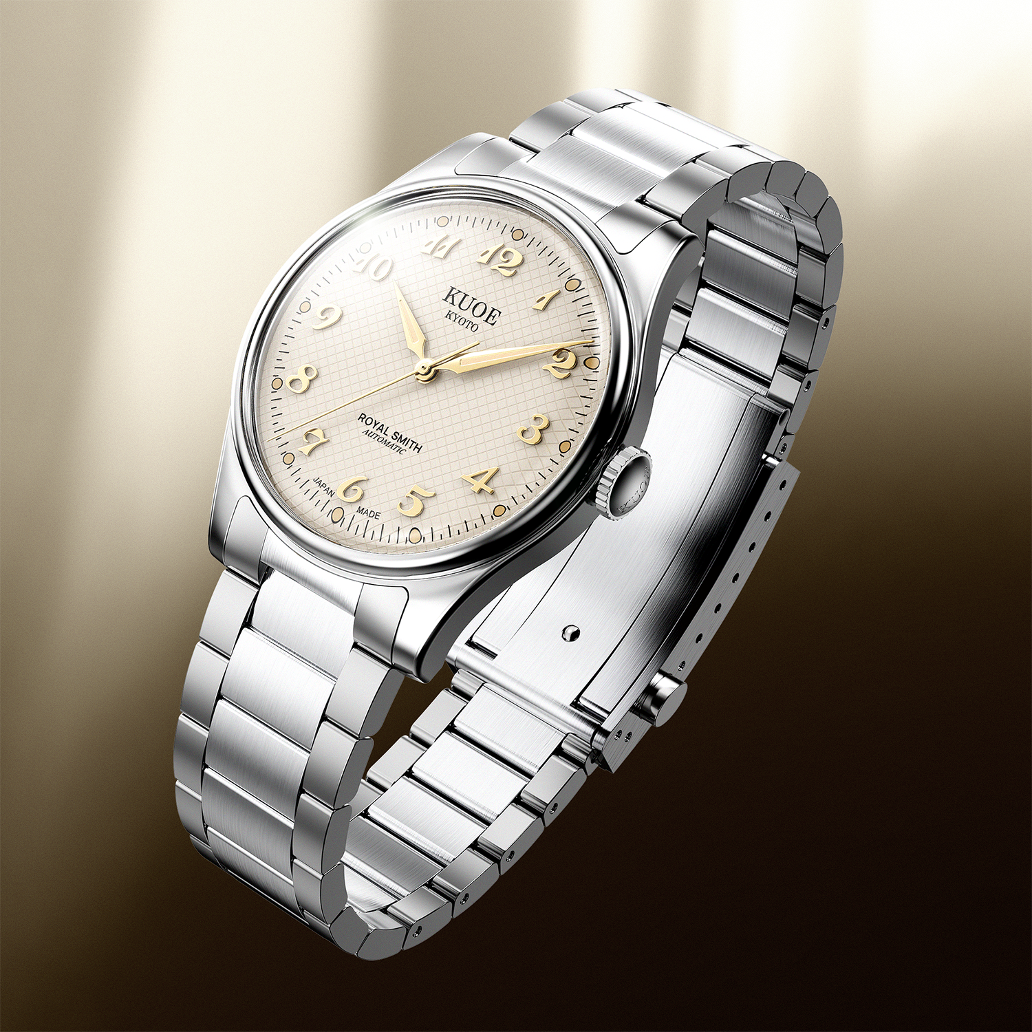 ROYAL SMITH 90-006 Breguet Numerals Silver Case Ivory Dial thumbnail 2