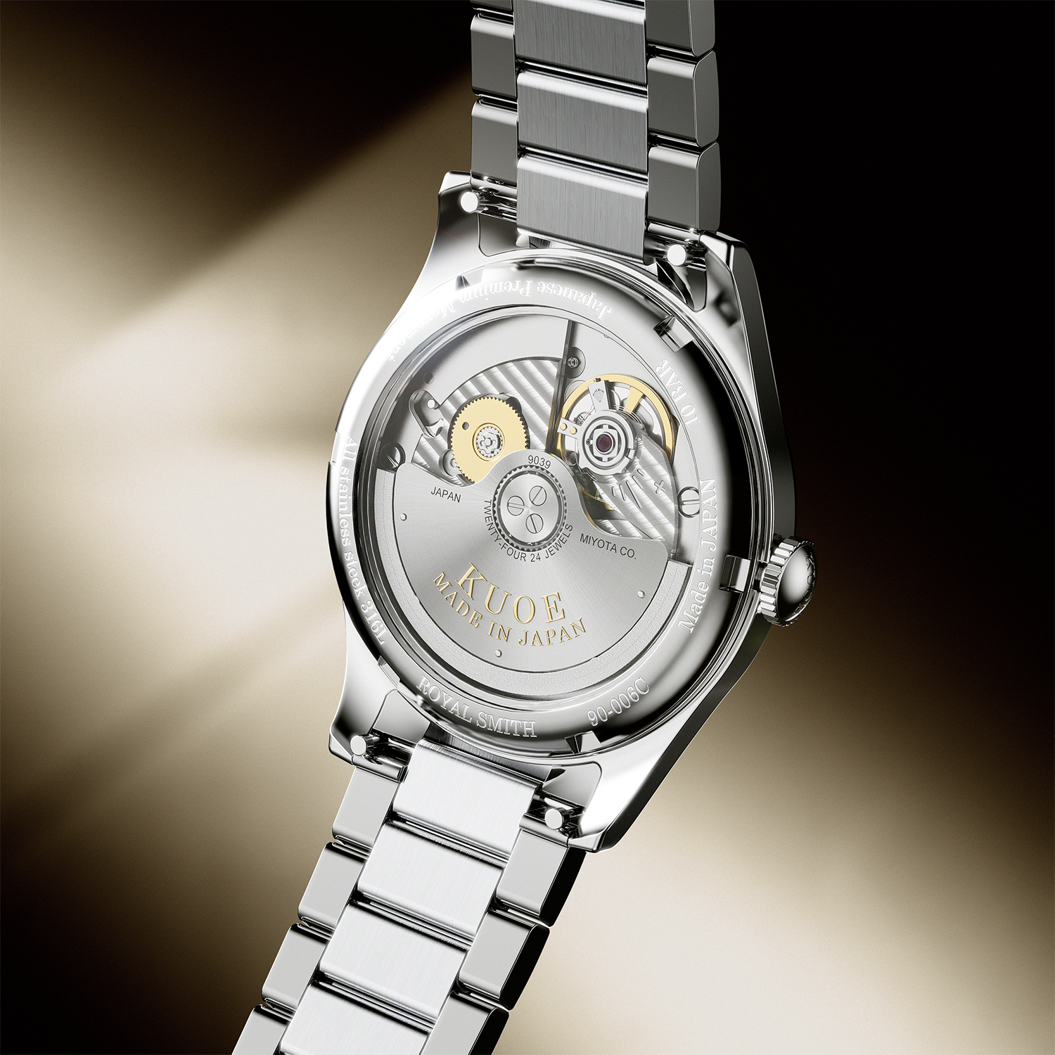 ROYAL SMITH 90-006 Breguet Numerals Silver Case Ivory Dial thumbnail 3