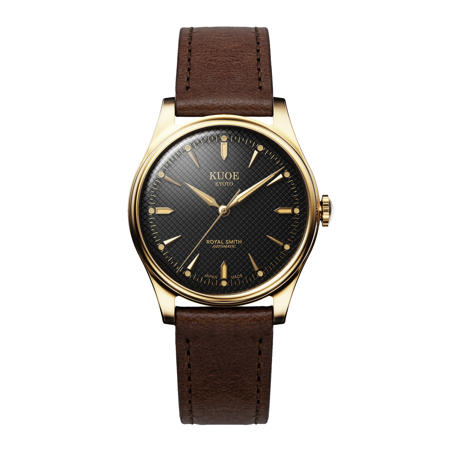 ROYAL SMITH 90-006 Gold Case Black Dial thumbnail 2