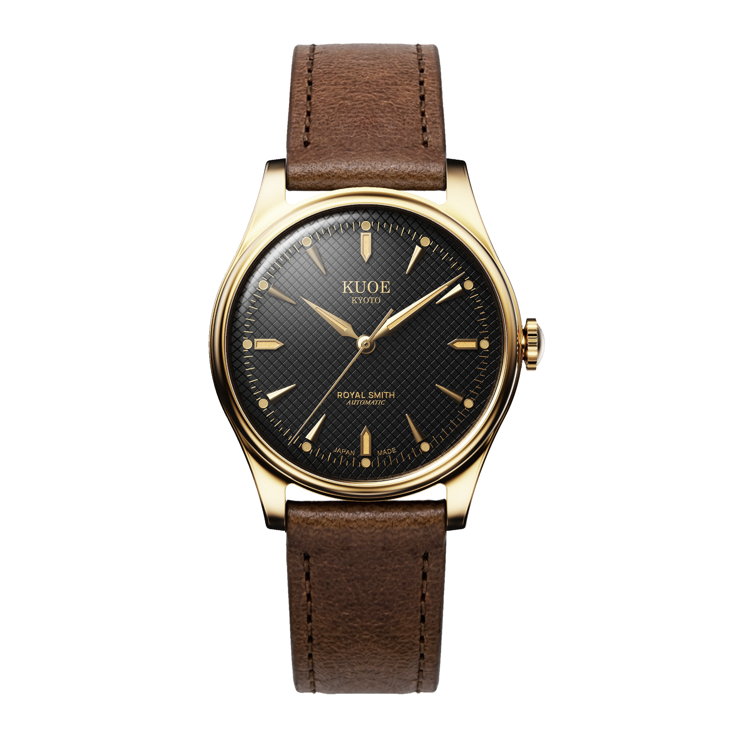 ROYAL SMITH 90-006 Gold Case Black Dial thumbnail 3