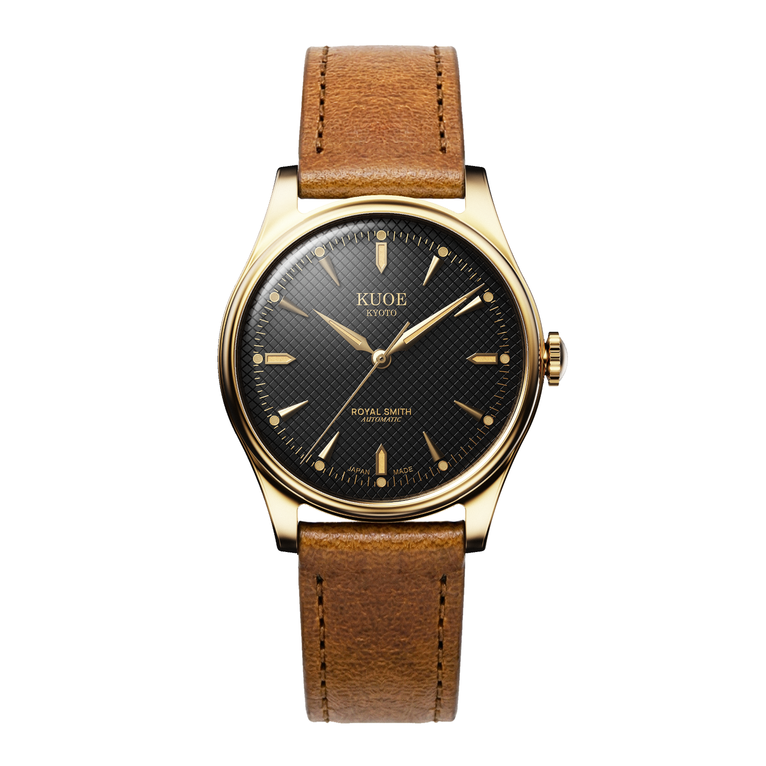 ROYAL SMITH 90-006 Gold Case Black Dial thumbnail 4