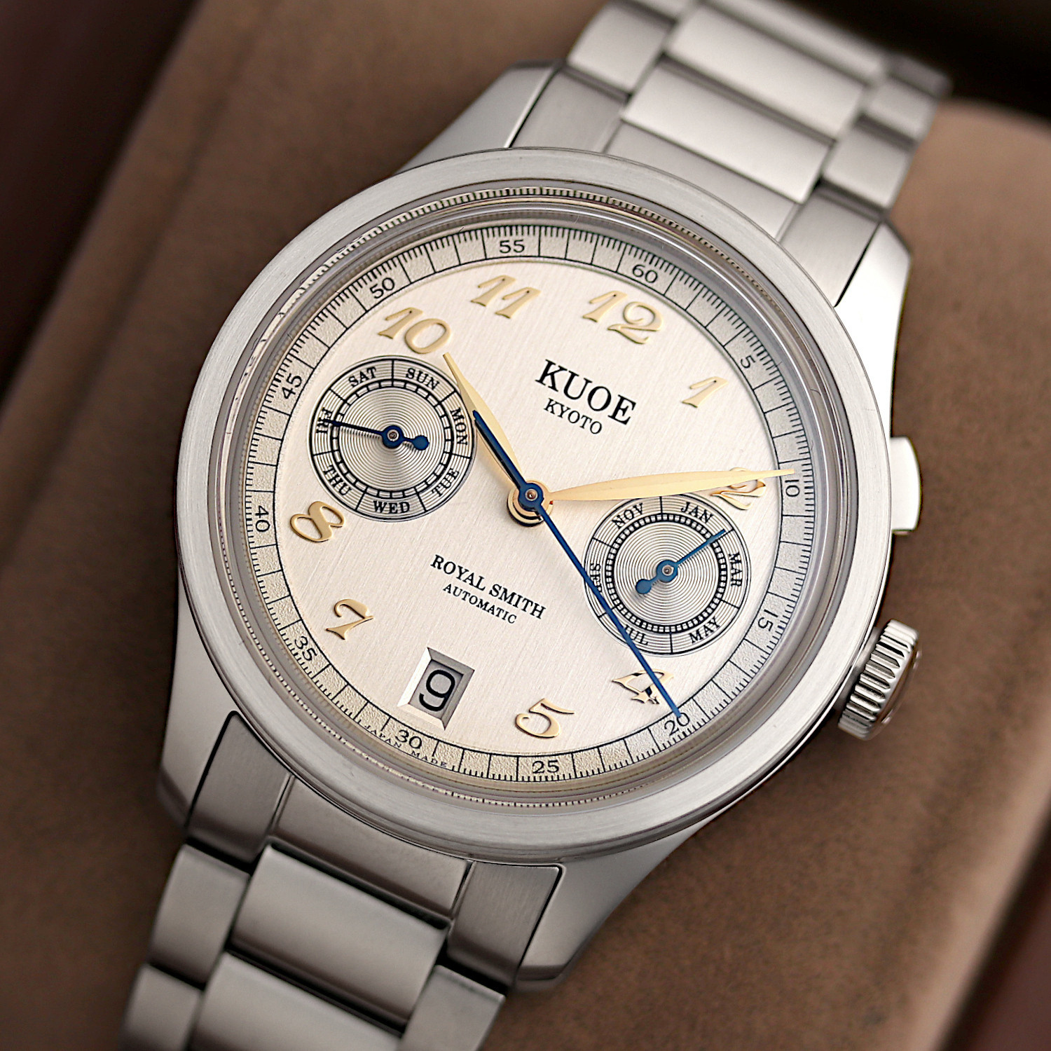 ROYAL SMITH 90-010 Automatic Ivory x Vertical Brushed Dial thumbnail 4