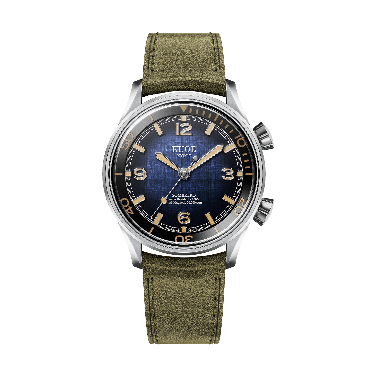SOMBRERO 90-011, Gradient Navy, Linen Textured Dial, 20 BAR Water Resistant thumbnail 3