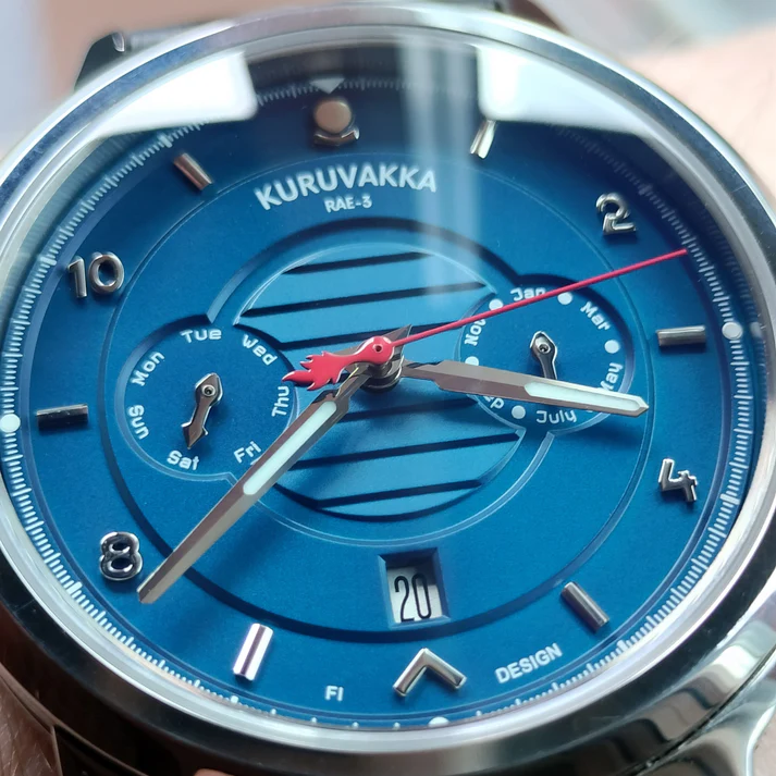 RAE-3 blue wristwatch