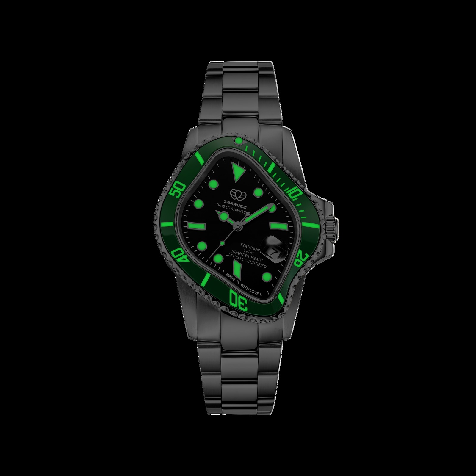 LAARVEE WATCH PEA001-SBLKGRN thumbnail 6