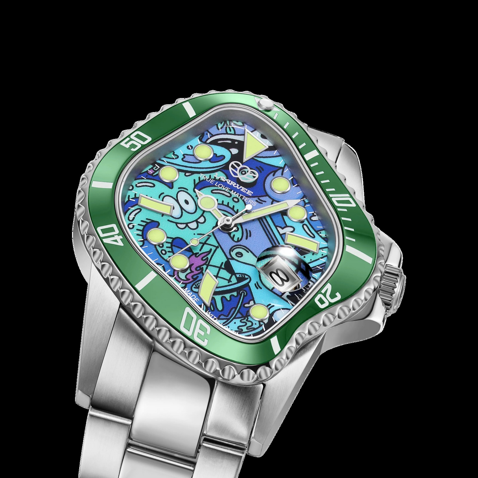 LAARVEE WATCH PEA001-SGRN (SH02) thumbnail 4