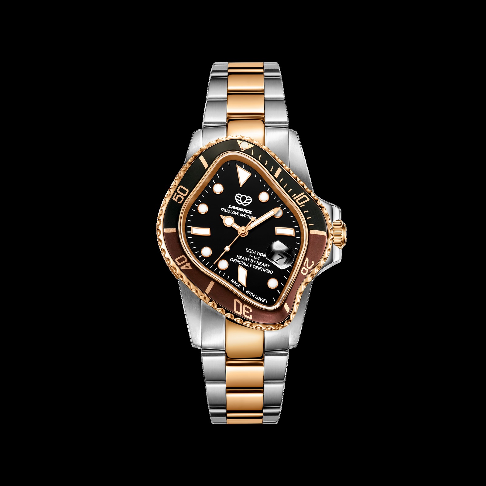 LAARVEE WATCH PEA001-SRGBLKBRN selected view