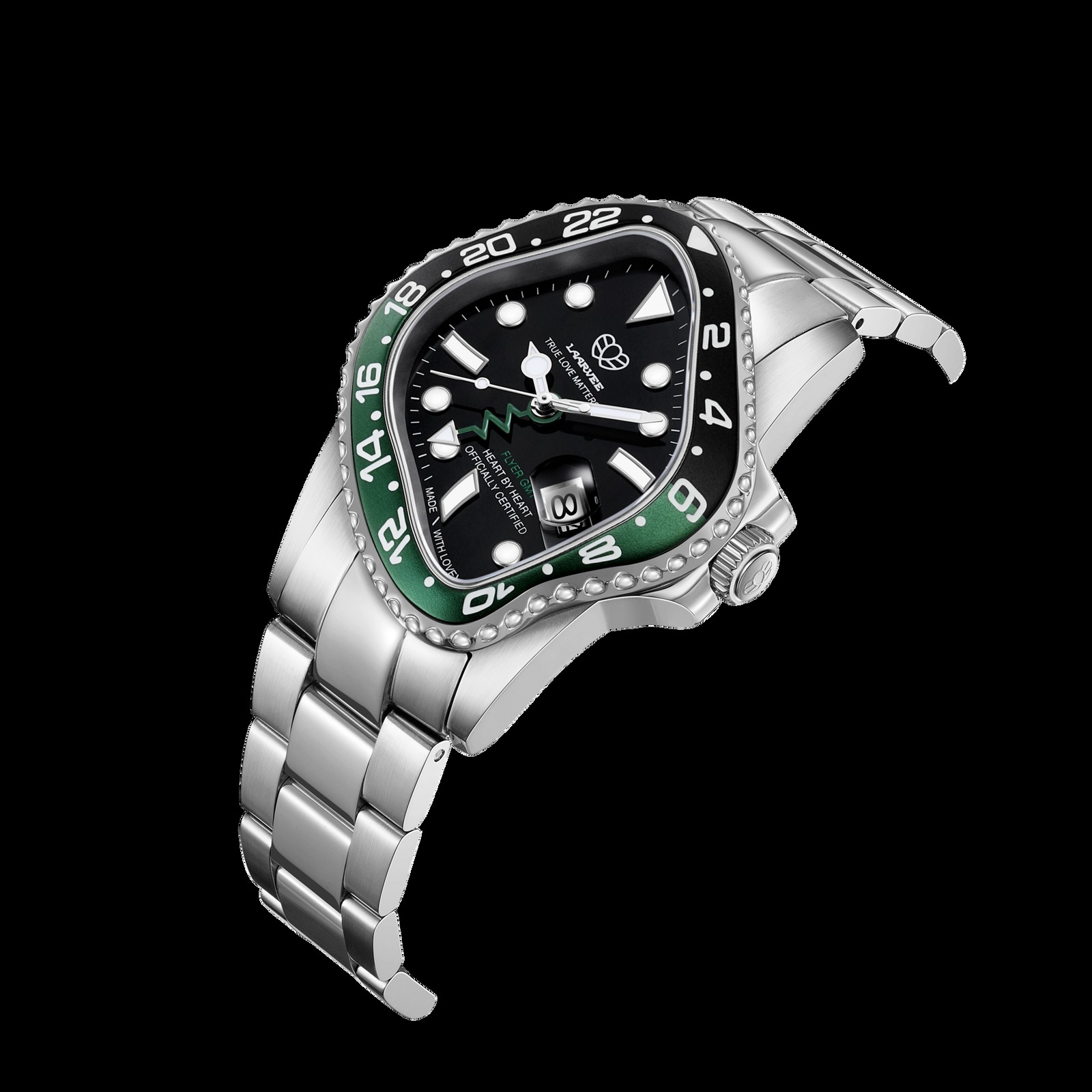 LAARVEE WATCH PEA001GMT-SBKGNBK thumbnail 2