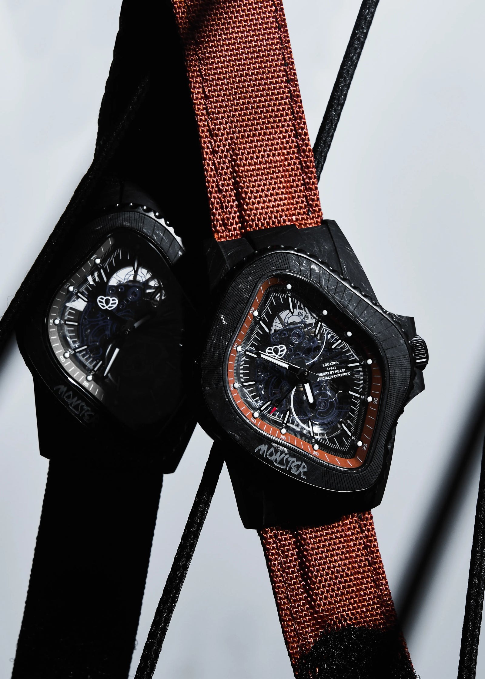 LAARVEE WATCH PEA005-CFRPBLK/BRN thumbnail 2