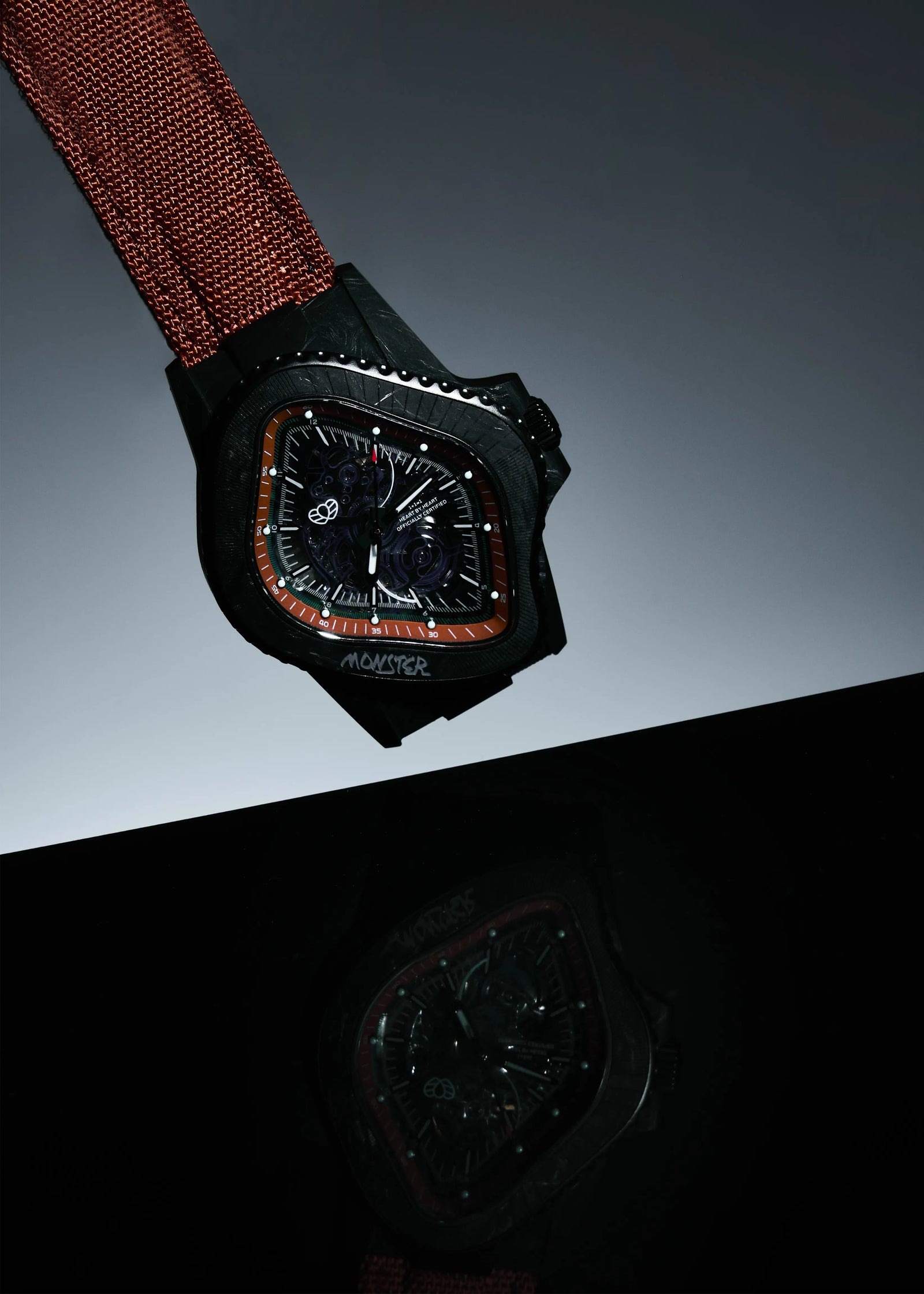 LAARVEE WATCH PEA005-CFRPBLK/BRN thumbnail 4