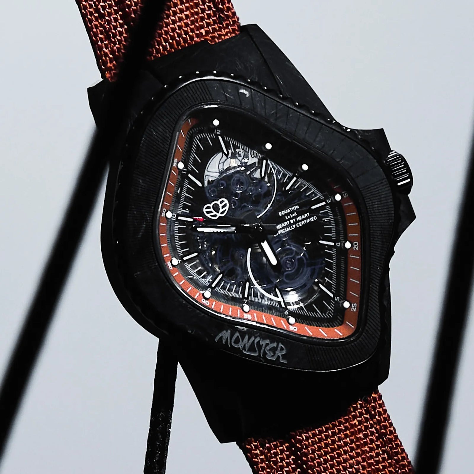 LAARVEE WATCH PEA005-CFRPBLK/BRN thumbnail 5