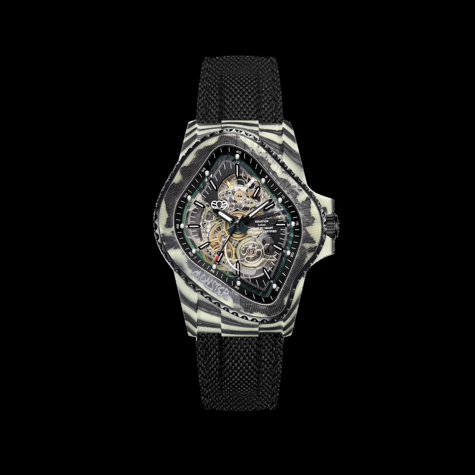 LAARVEE WATCH PEA005-CFRPBLK(GGRN) selected view