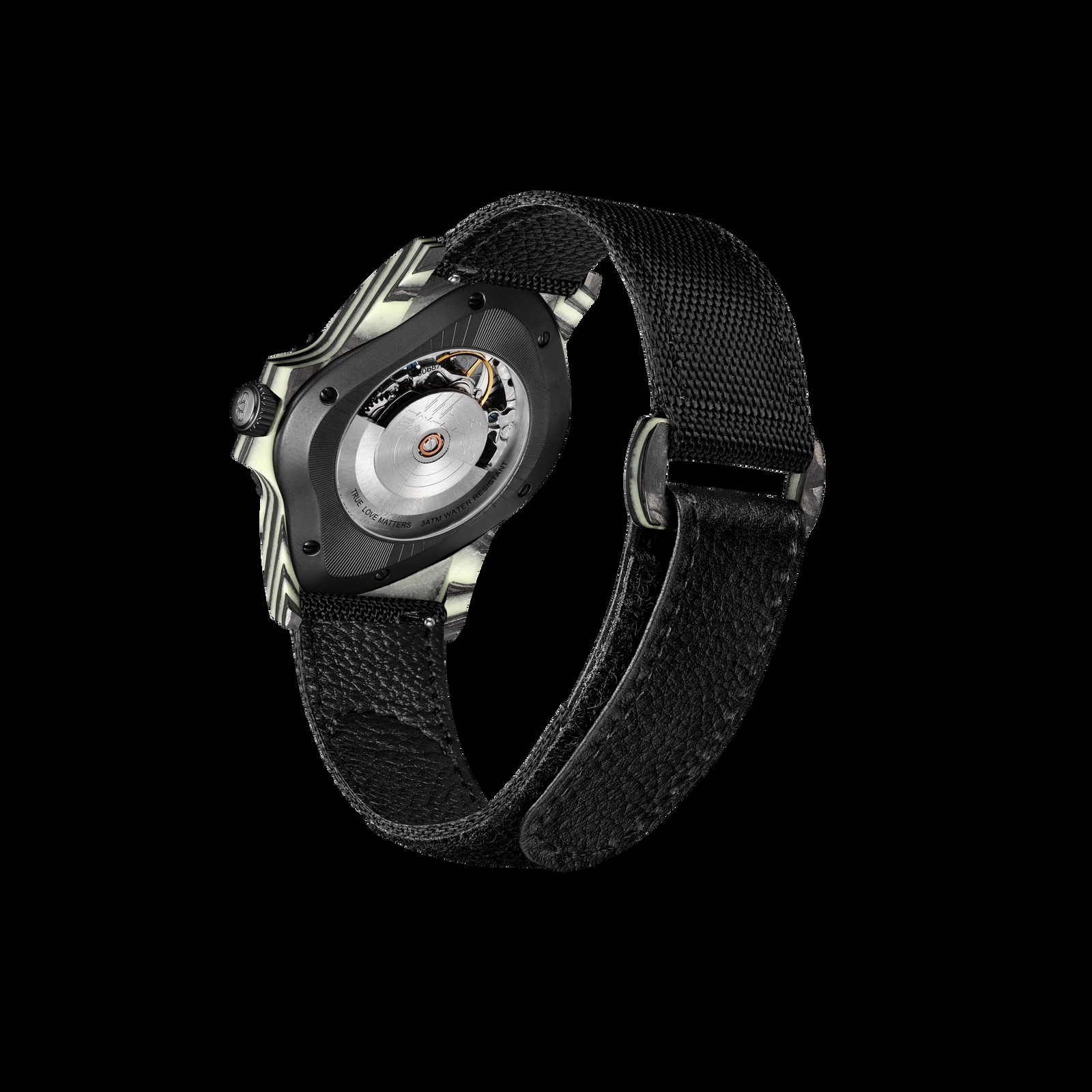 LAARVEE WATCH PEA005-CFRPBLK(GGRN) thumbnail 5