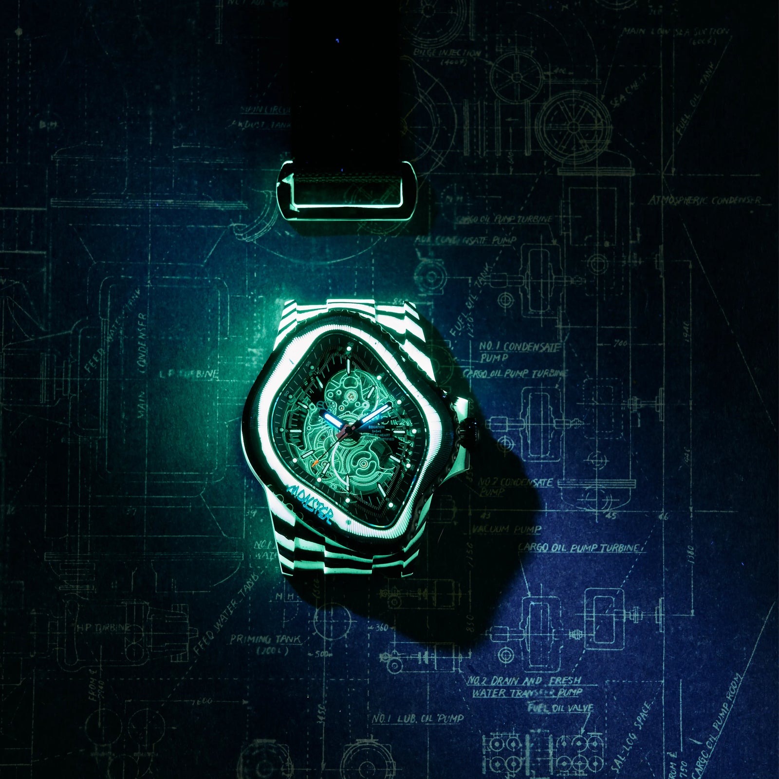 LAARVEE WATCH PEA005-CFRPBLK(GGRN) thumbnail 6