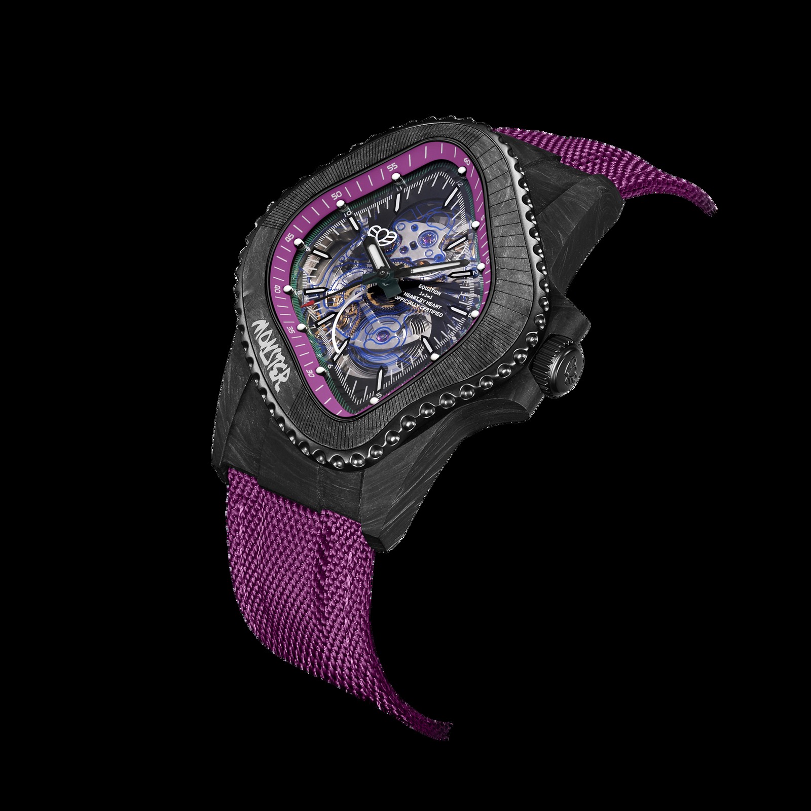 LAARVEE WATCH PEA005-CFRPBLK/PUR thumbnail 2