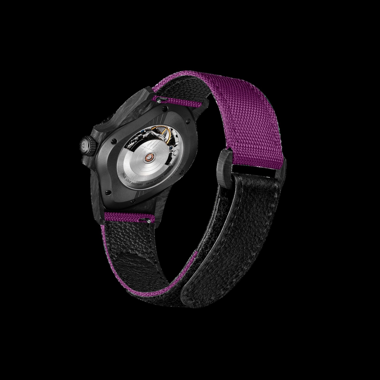 LAARVEE WATCH PEA005-CFRPBLK/PUR thumbnail 5