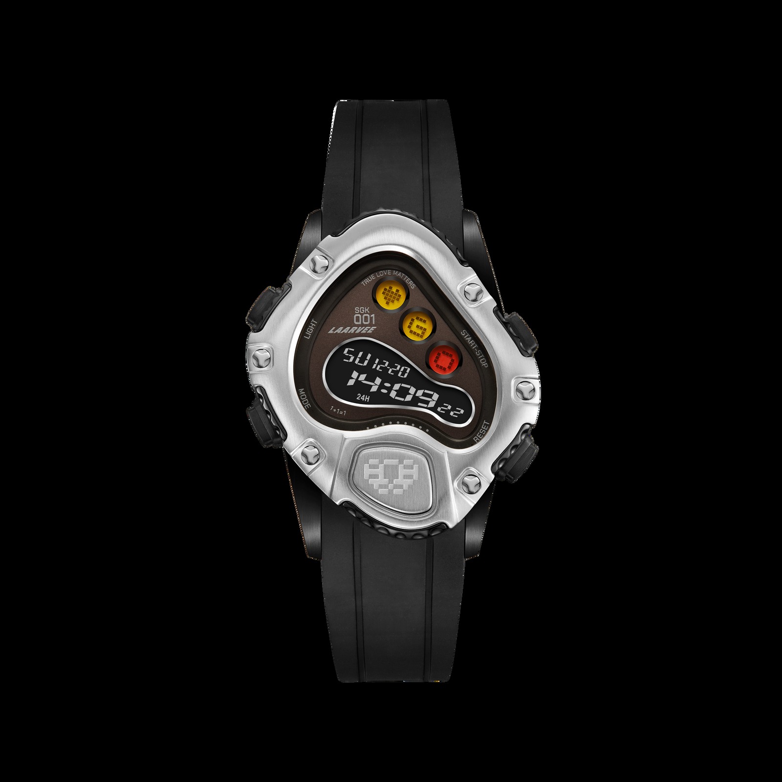 LAARVEE WATCH SINNGOUKI SGK001R-BLKSVRBLK thumbnail 2