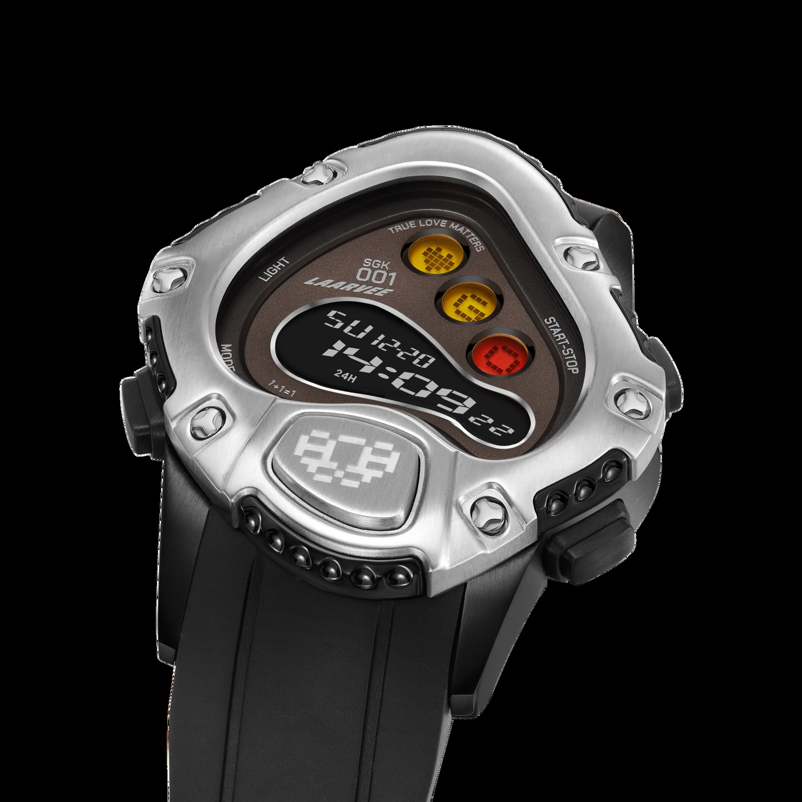 LAARVEE WATCH SINNGOUKI SGK001R-BLKSVRBLK thumbnail 5