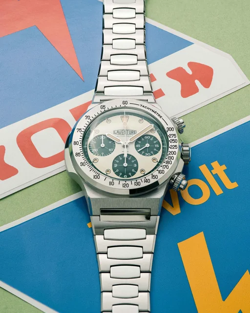 LAVENTURE AUTOMOBILE CHRONOGRAPH STEEL / CREAM