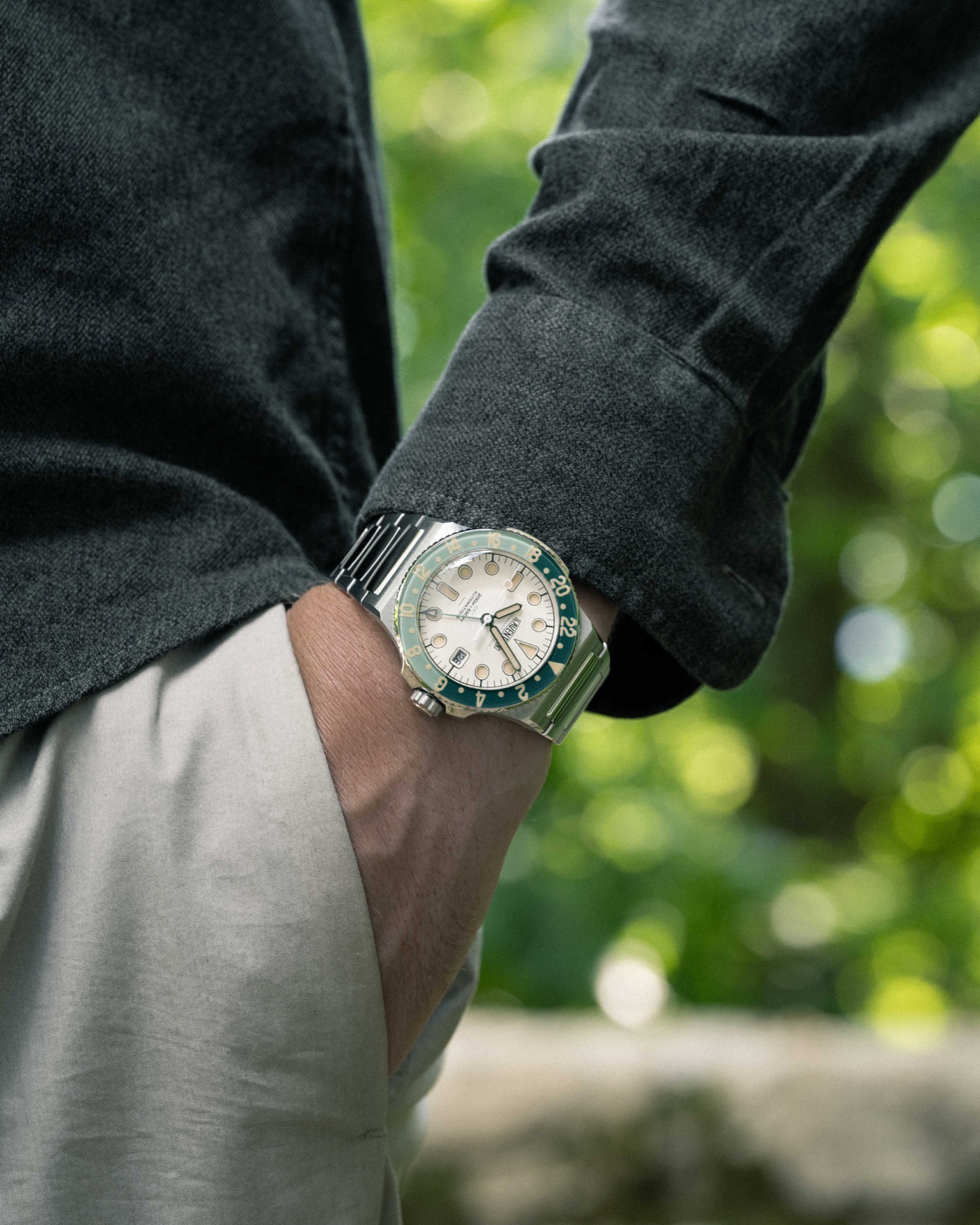LAVENTURE Transatlantique GMT STEEL / CREAM thumbnail 2