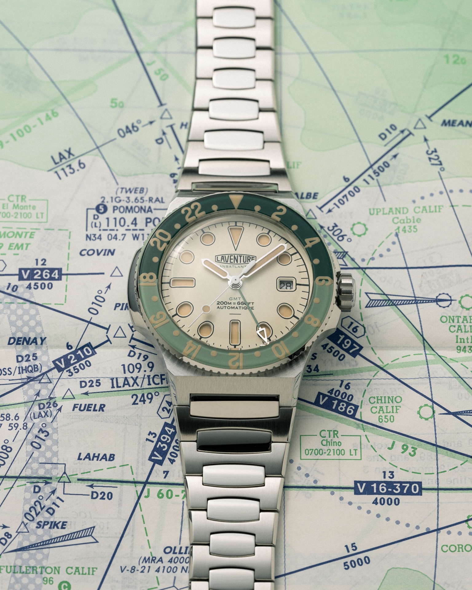 LAVENTURE Transatlantique GMT STEEL / CREAM thumbnail 3