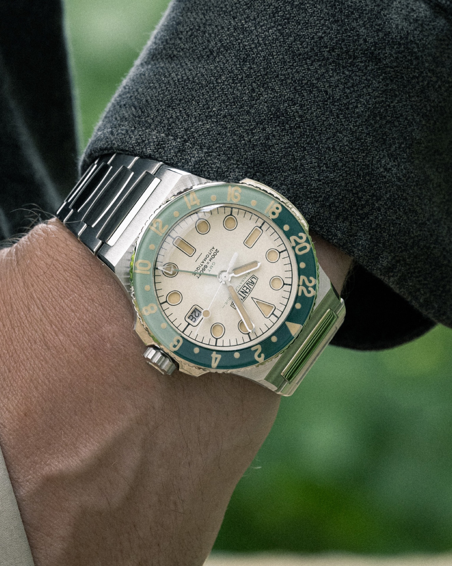 LAVENTURE Transatlantique GMT STEEL / CREAM thumbnail 4
