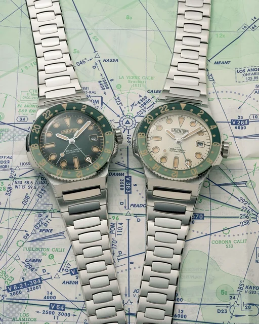 LAVENTURE Transatlantique GMT STEEL / GREEN