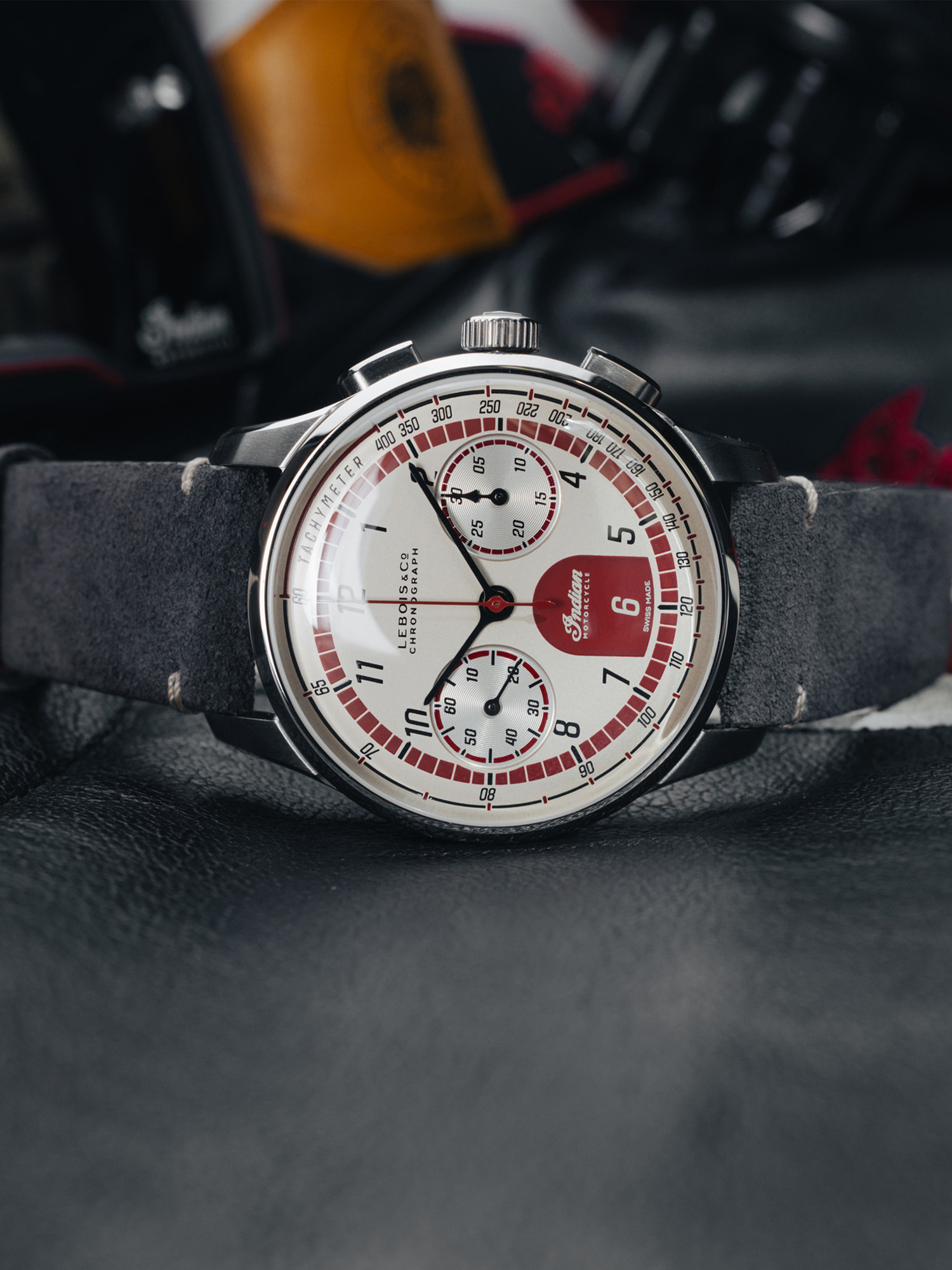 Heritage Chronograph Indian Motorcycle 324.417 thumbnail 3