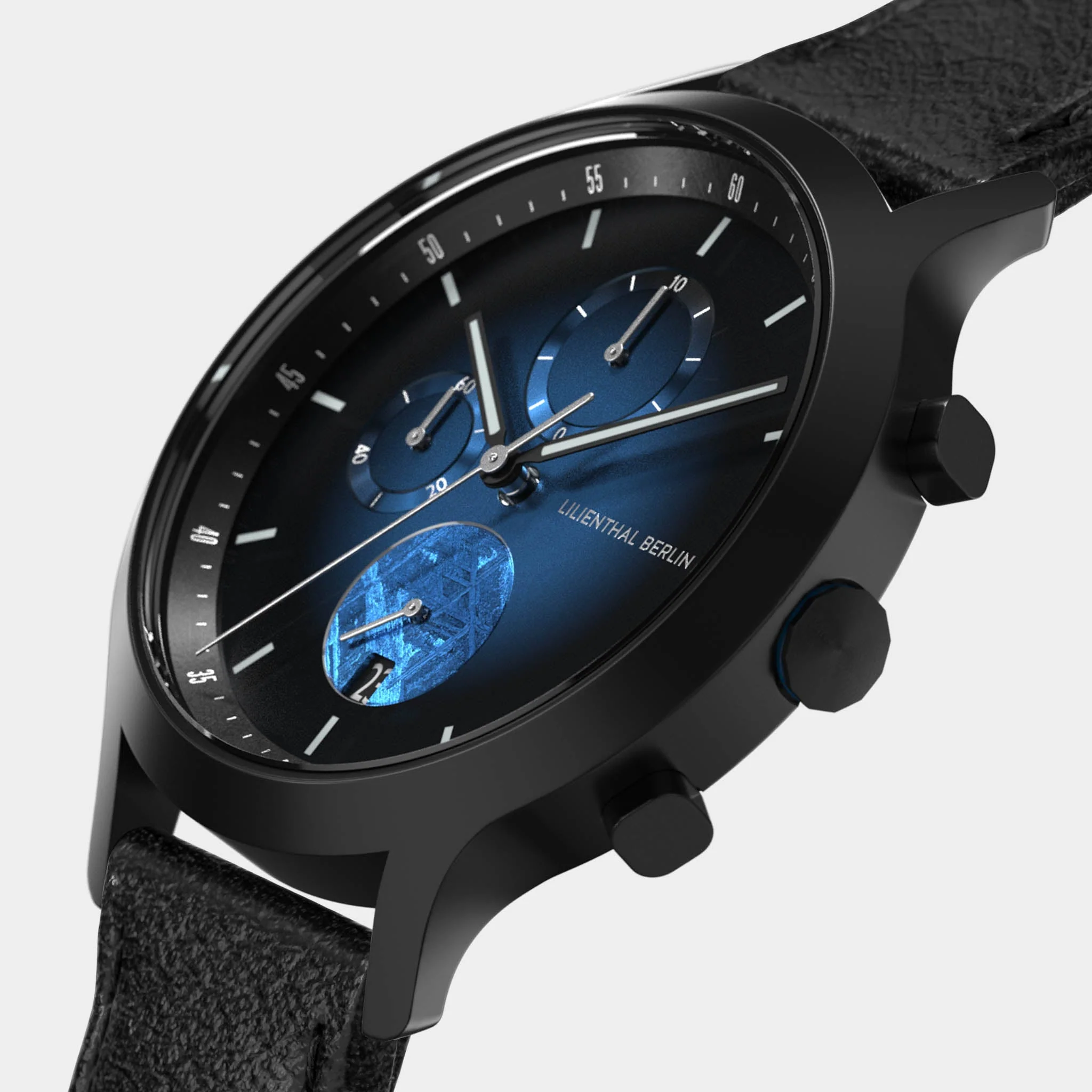 Chronograph Meteorite – Blue Flare (C1-031-B004C) thumbnail 2